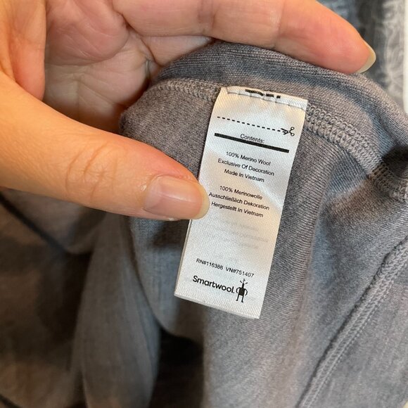 SMARTWOOL Merino 250 Crossover Neck Turtleneck Mock Knit Top \\ M - Picture 7 of 9